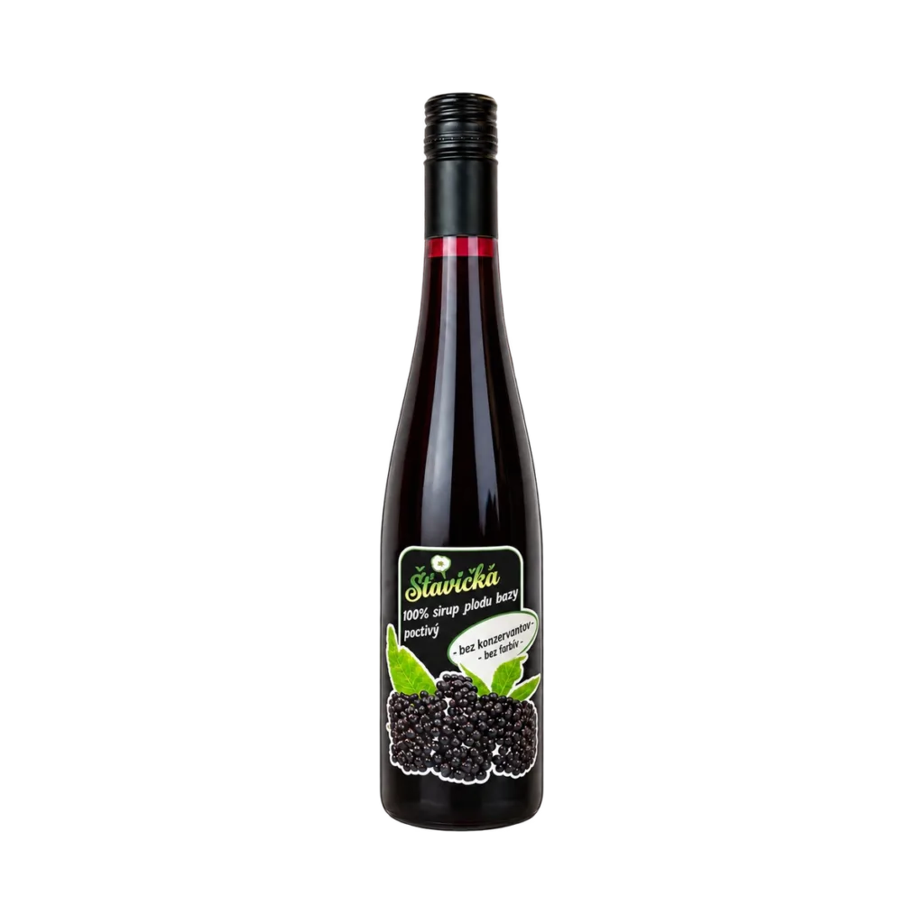 Sirup z plodov bazy