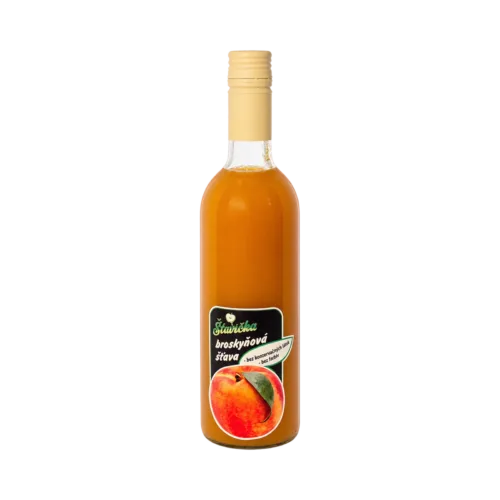 Broskyňová šťava 100% prírodná, 0,75L