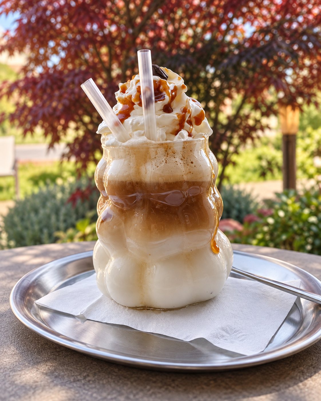 Šťavička Caffé – krémový nápoj Krémový vrstvený nápoj so šľahačkou v Šťavička Caffé