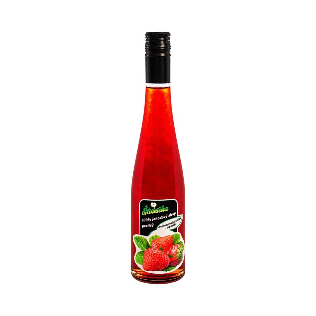 Jahodový sirup