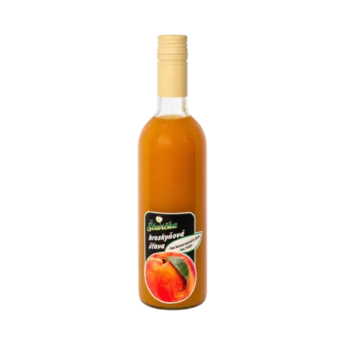 Broskyňová šťava 100% prírodná, 0,75 l